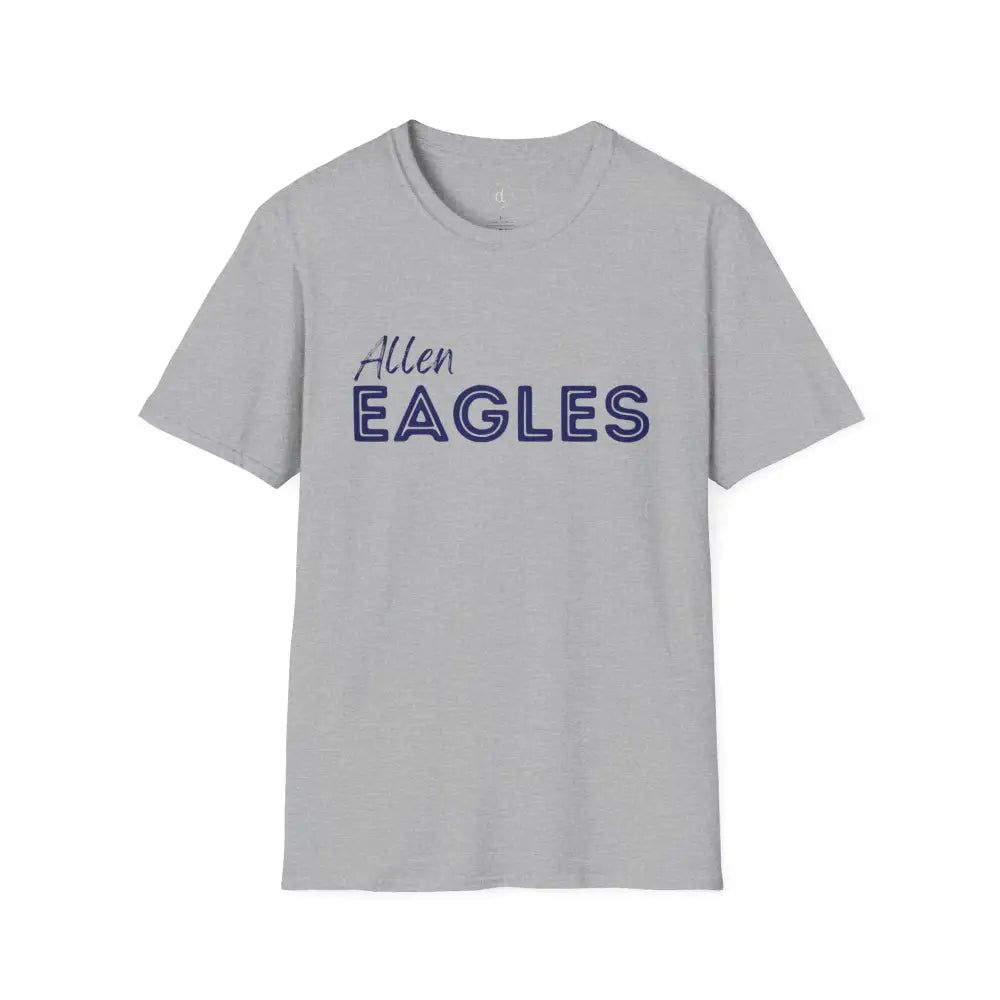 Allen Eagles Block T-Shirt - Sport Grey / S - T-Shirt
