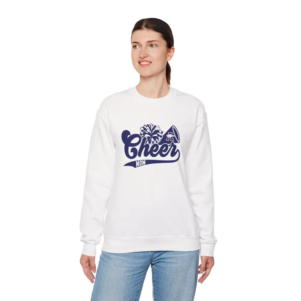 Allen Eagles Cheer Mom Retro Crewneck Sweatshirt - Sweatshirt