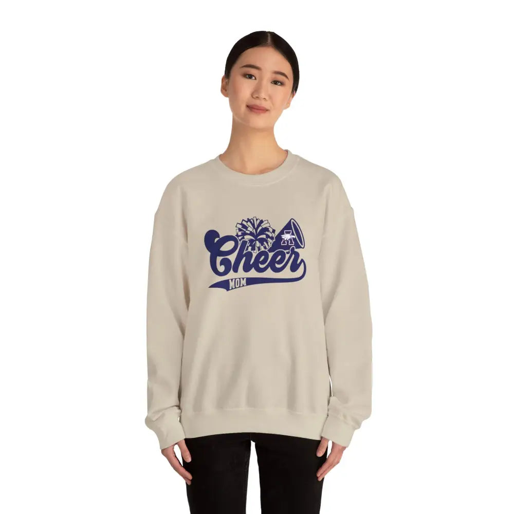 Allen Eagles Cheer Mom Retro Crewneck Sweatshirt - Sweatshirt