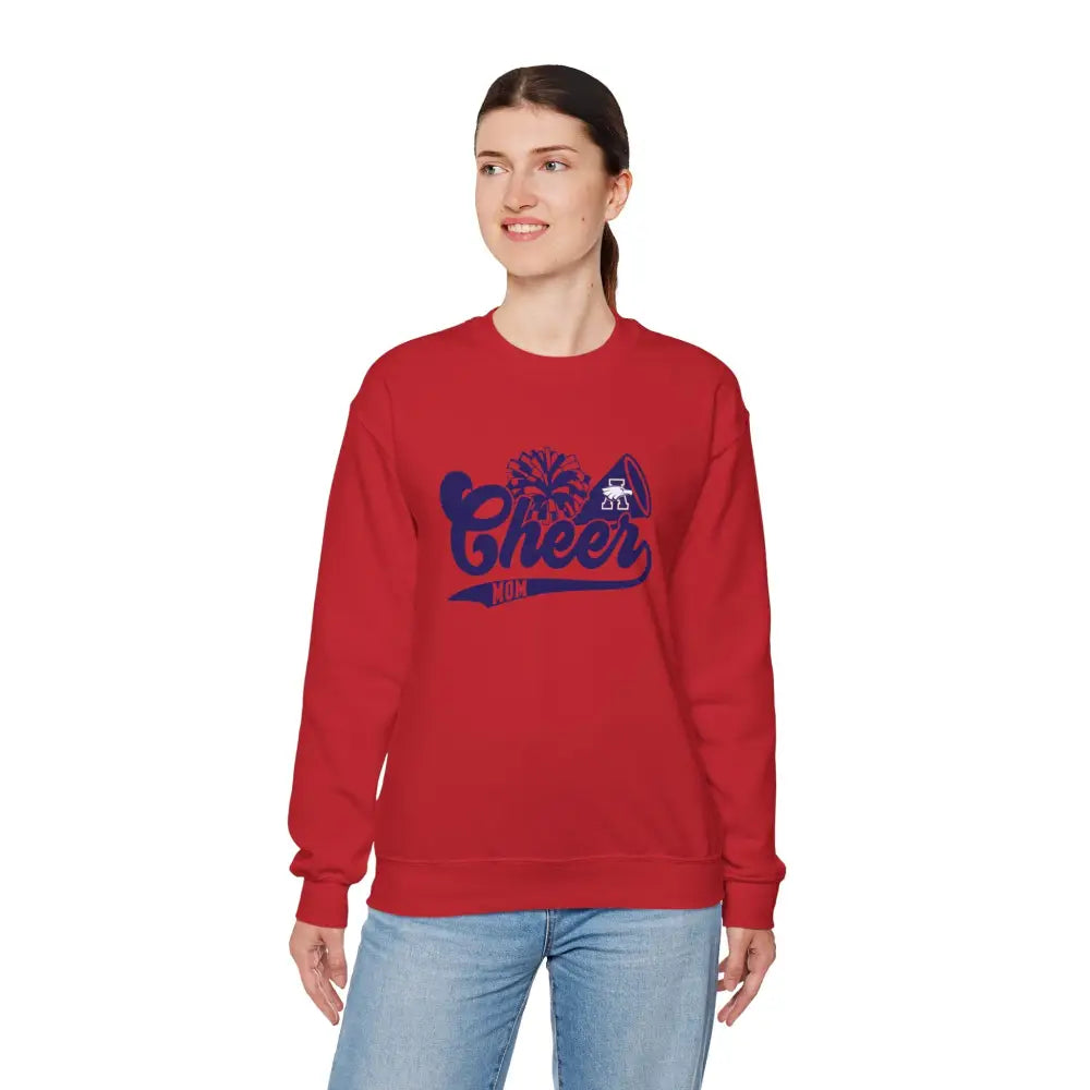 Allen Eagles Cheer Mom Retro Crewneck Sweatshirt - Sweatshirt