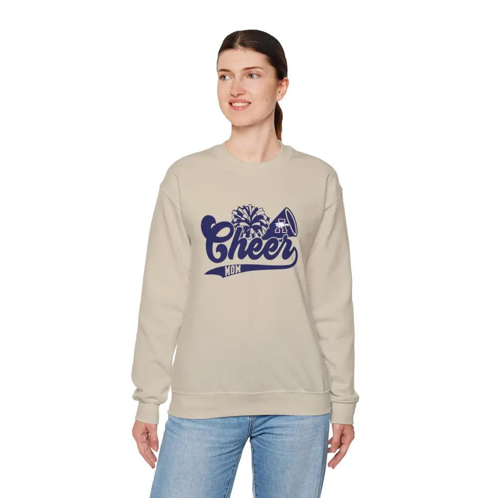 Allen Eagles Cheer Mom Retro Crewneck Sweatshirt - Sweatshirt