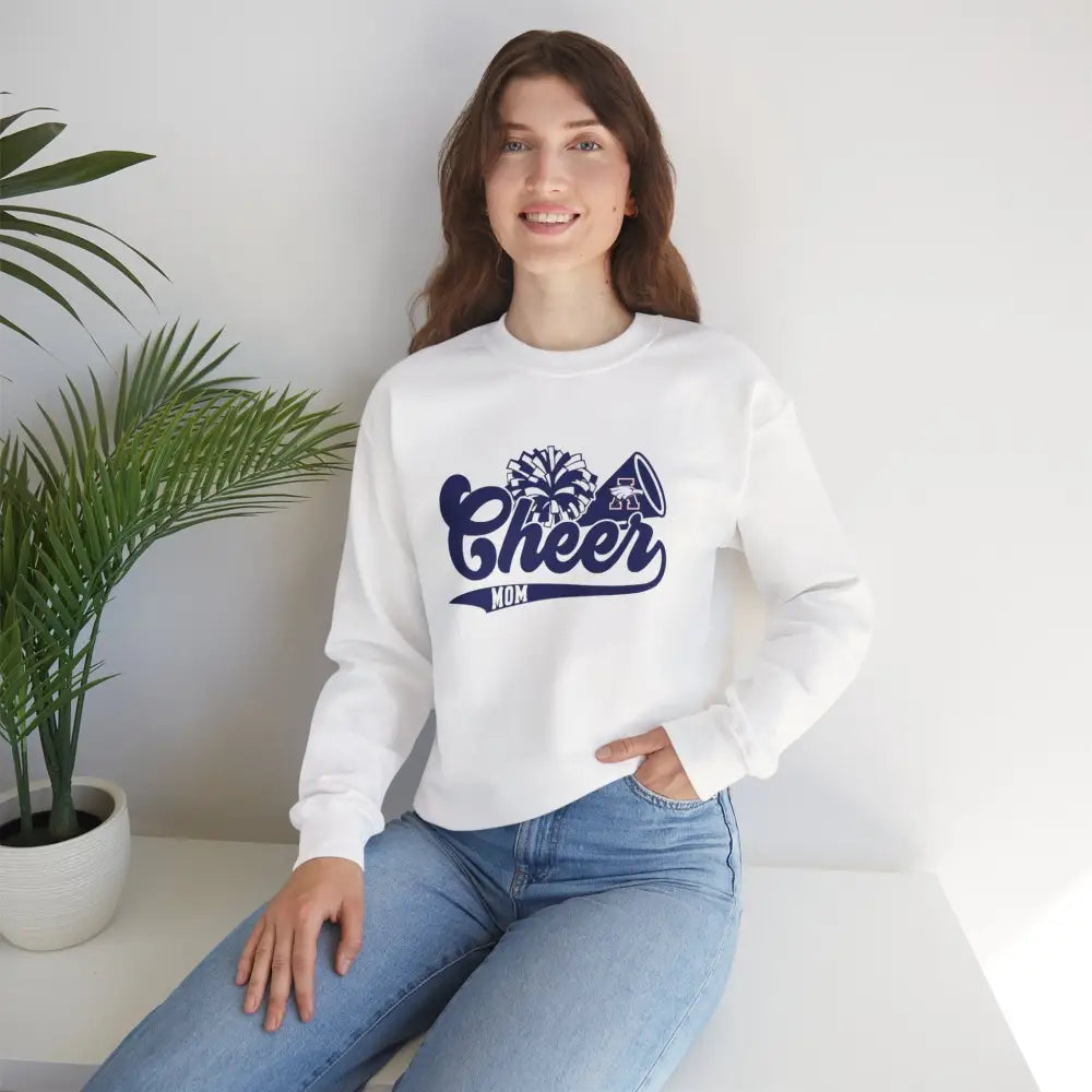Allen Eagles Cheer Mom Retro Crewneck Sweatshirt - Sweatshirt