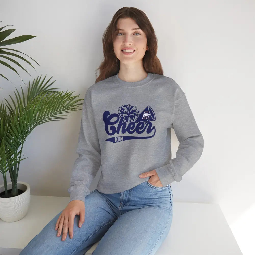 Allen Eagles Cheer Mom Retro Crewneck Sweatshirt - Sweatshirt