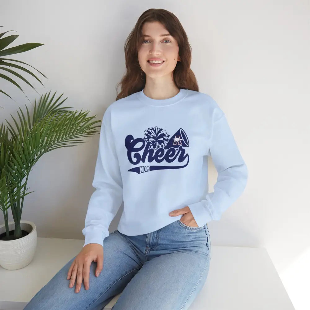 Allen Eagles Cheer Mom Retro Crewneck Sweatshirt - Sweatshirt