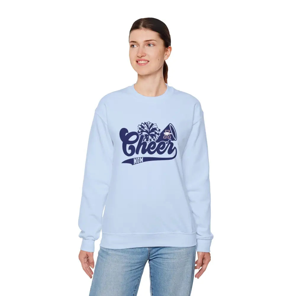 Allen Eagles Cheer Mom Retro Crewneck Sweatshirt - Sweatshirt