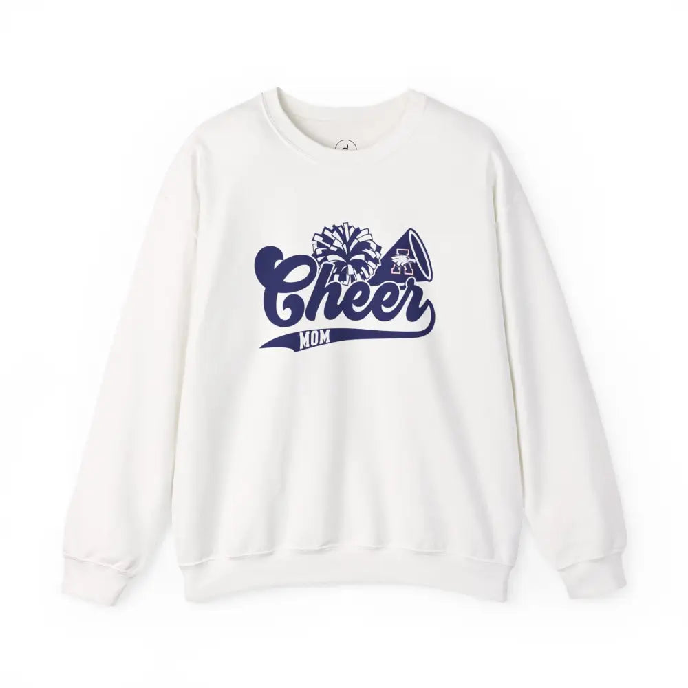 Allen Eagles Cheer Mom Retro Crewneck Sweatshirt - White / S - Sweatshirt