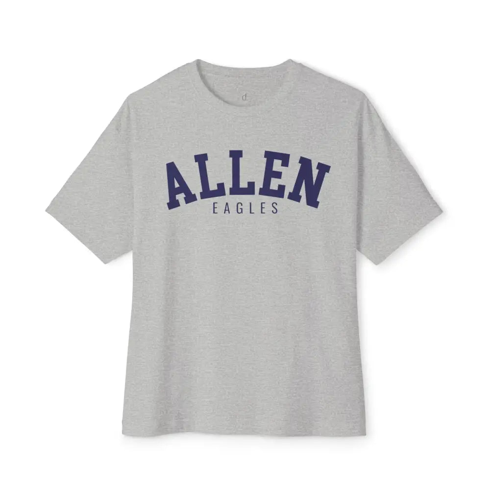 Allen Eagles Chill Oversized Boxy Tee - Athletic Heather / XS - T-Shirt
