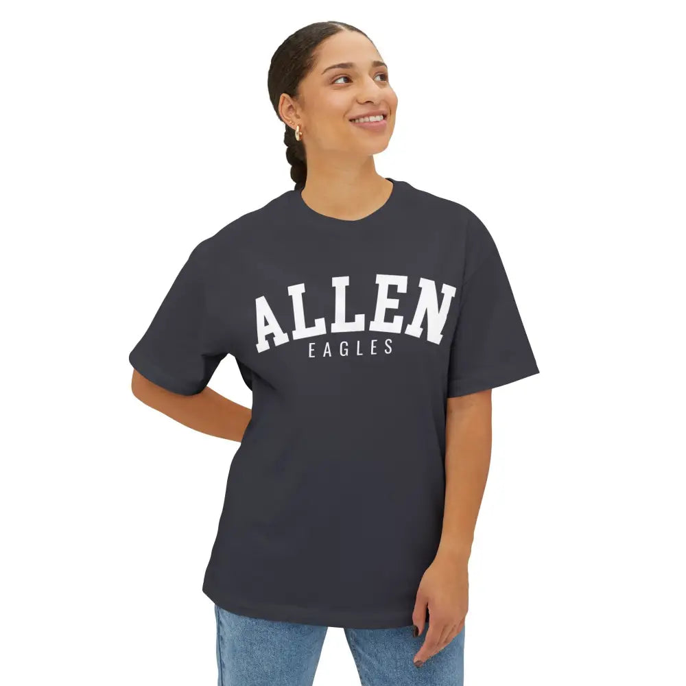 Allen Eagles Chill Oversized Boxy Tee - T-Shirt