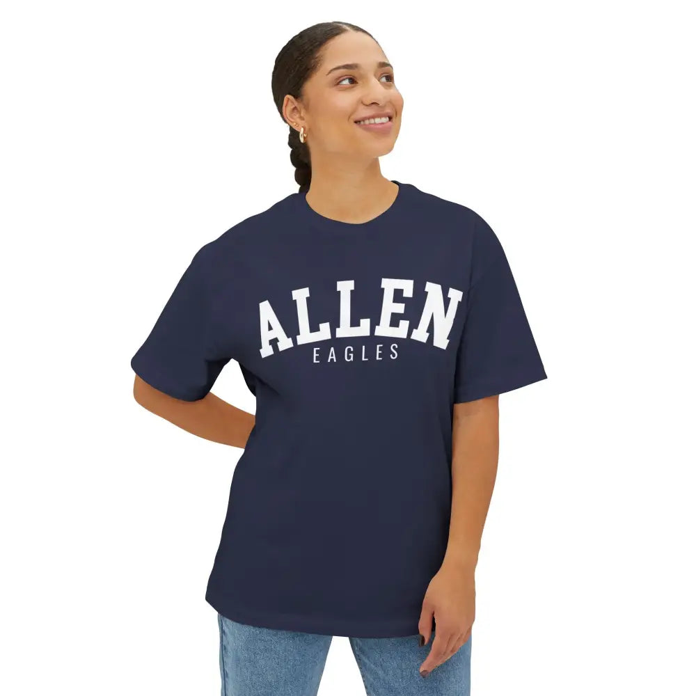 Allen Eagles Chill Oversized Boxy Tee - T-Shirt