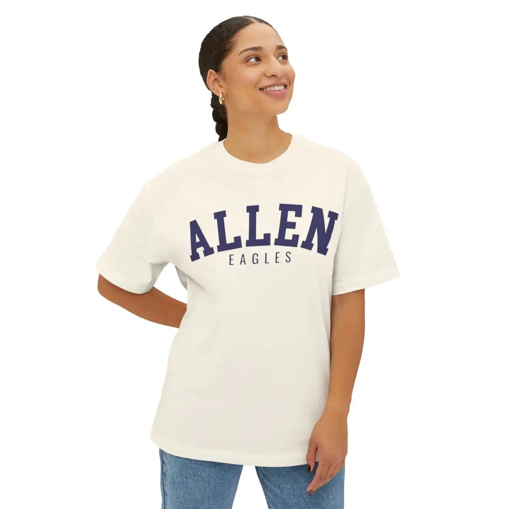 Allen Eagles Chill Oversized Boxy Tee - T-Shirt