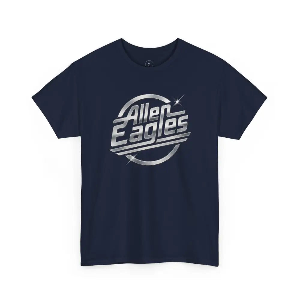 Allen Eagles Chrome Tee - Navy / S - T-Shirt