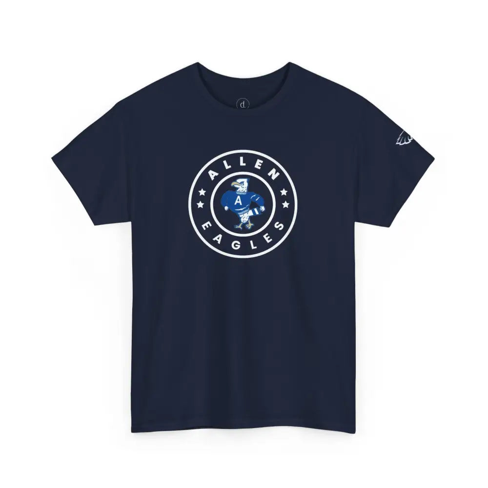 Allen Eagles Circle Tee - Navy / S - T-Shirt