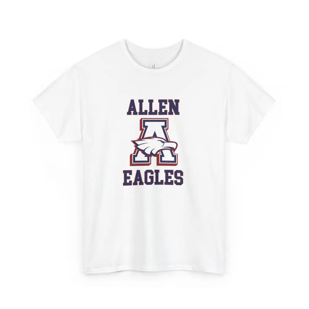 Allen Eagles Custom Spirit Tee - White / S - T-Shirt