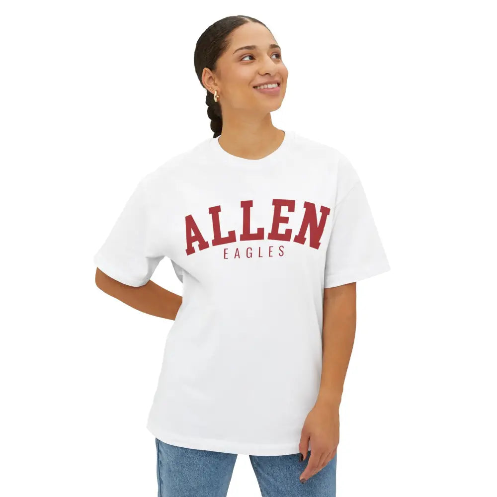 Allen Eagles Energy Oversized Boxy Tee - T-Shirt