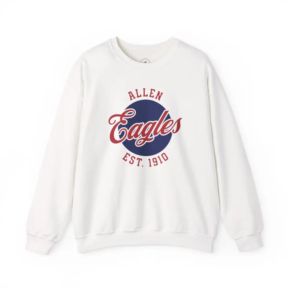 Allen Eagles Established Crewneck Sweatshirt - White / L - Sweatshirt
