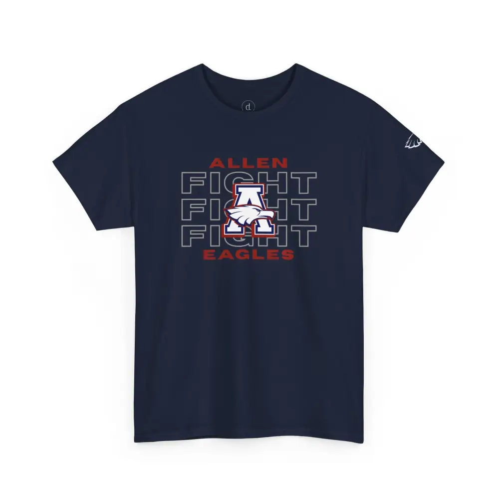 Allen Eagles Fight Tee - Navy / S - T-Shirt