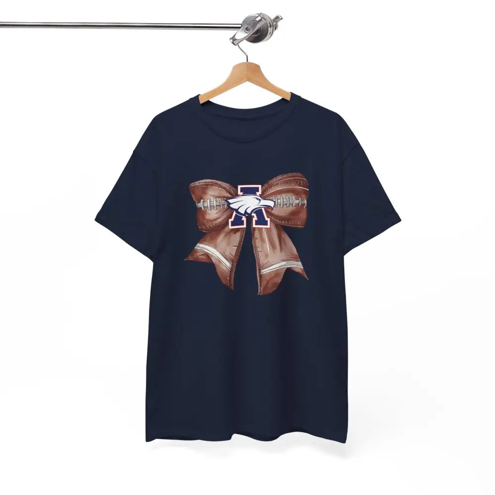 Allen Eagles Football Bow Tee - T-Shirt