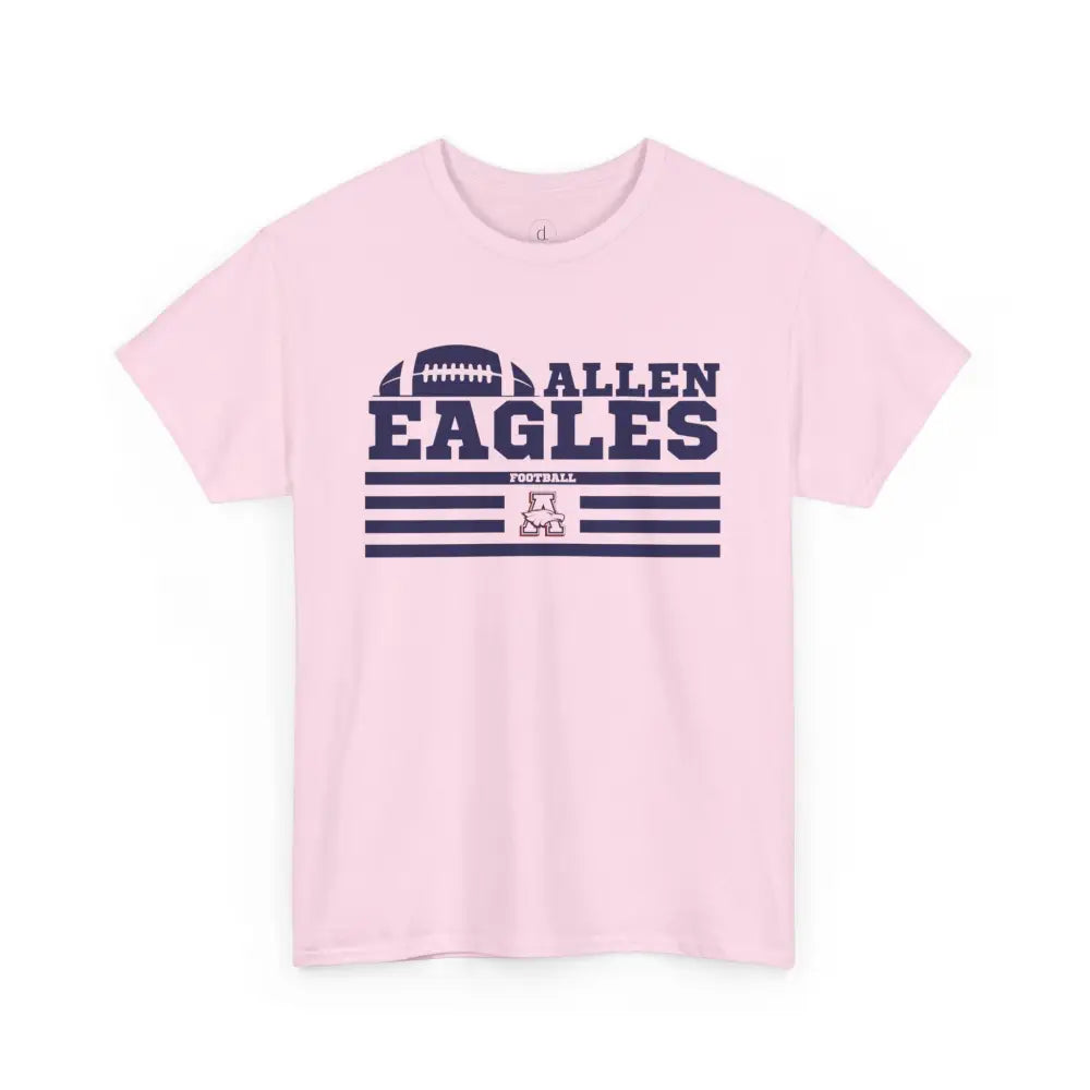 Allen Eagles Football Tee - Light Pink / S - T-Shirt