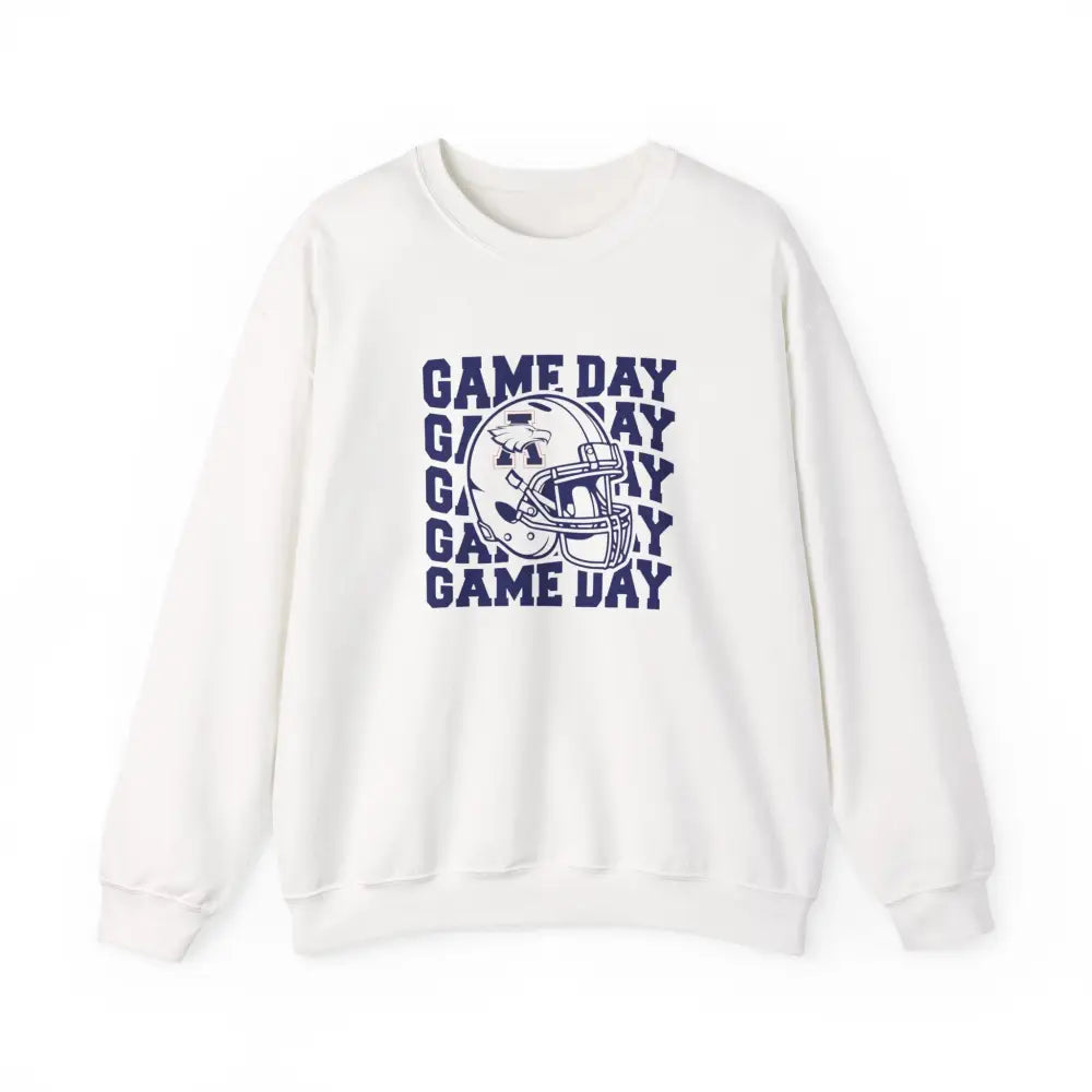 Allen Eagles Gameday Helmet Sweatshirt - White / S - Sweatshirt