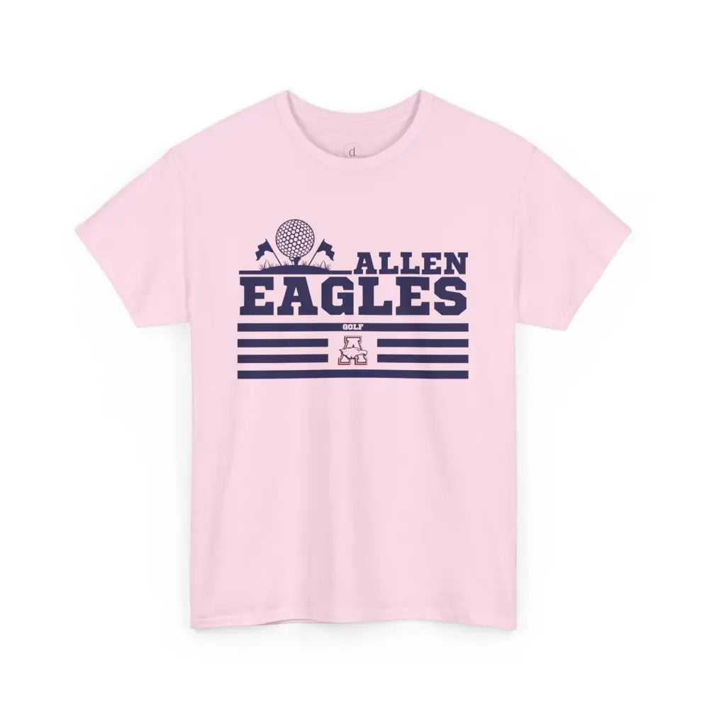 Allen Eagles Golf Tee - Light Pink / S - T-Shirt