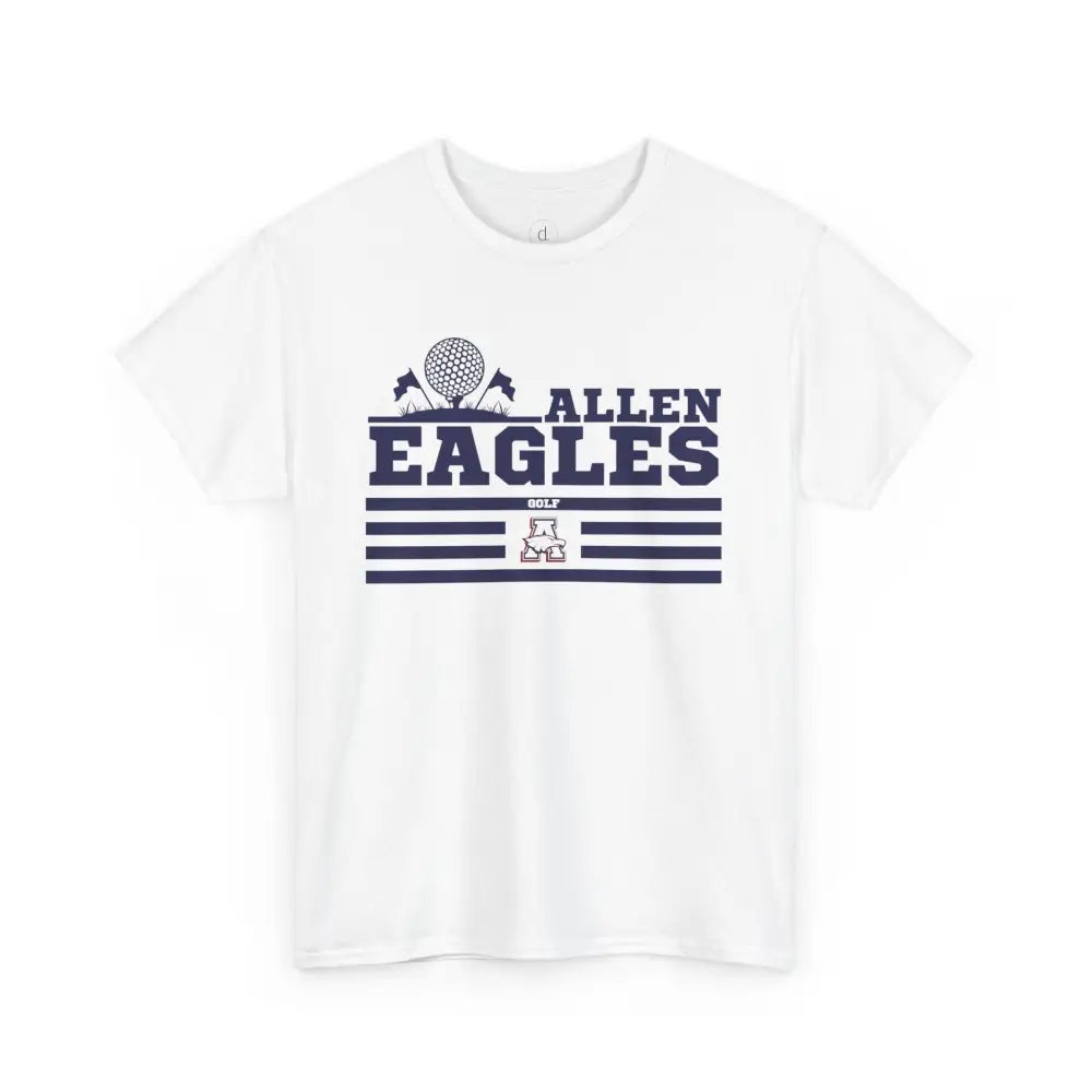 Allen Eagles Golf Tee - White / S - T-Shirt