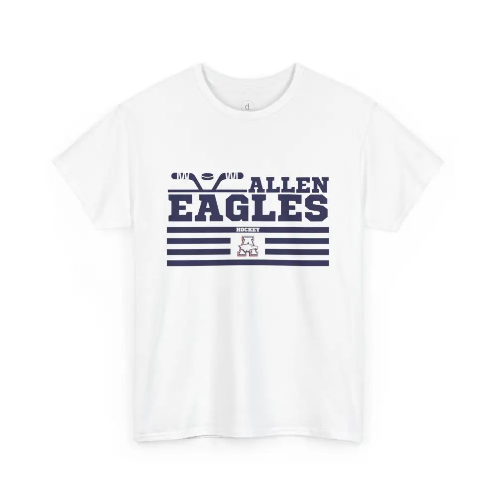 Allen Eagles Hockey Tee - White / S - T-Shirt