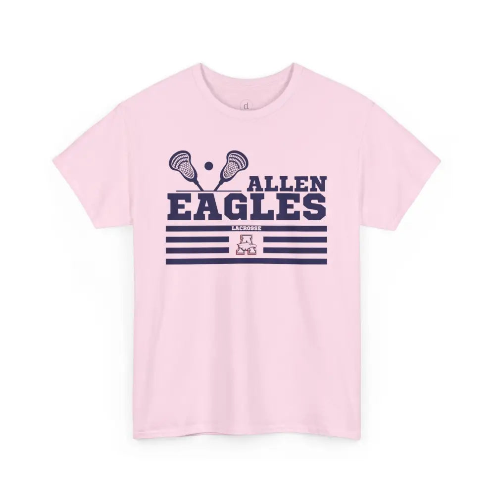 Allen Eagles Lacrosse Tee - Light Pink / S - T-Shirt