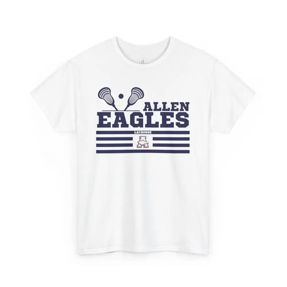 Allen Eagles Lacrosse Tee - White / S - T-Shirt