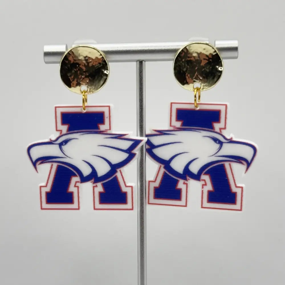 Allen Eagles Logo Earrings - Accessories