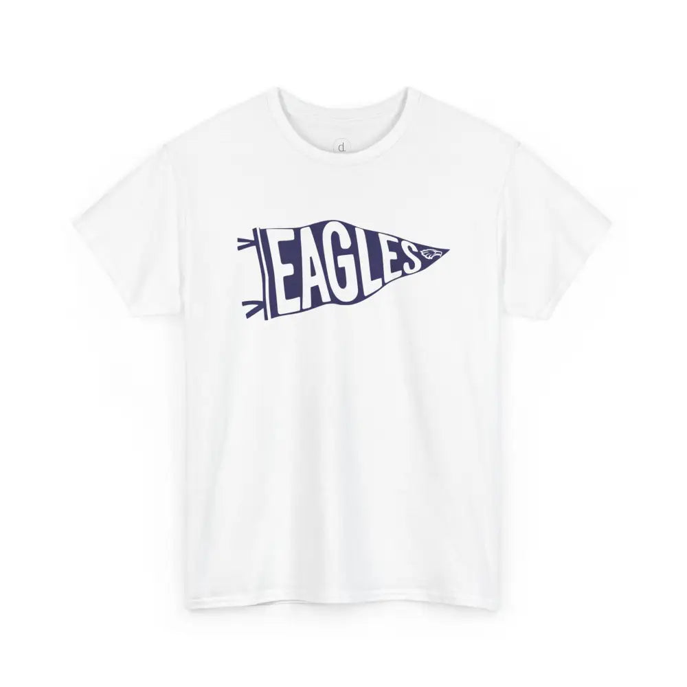 Allen Eagles Pennant Tee - White / S - T-Shirt