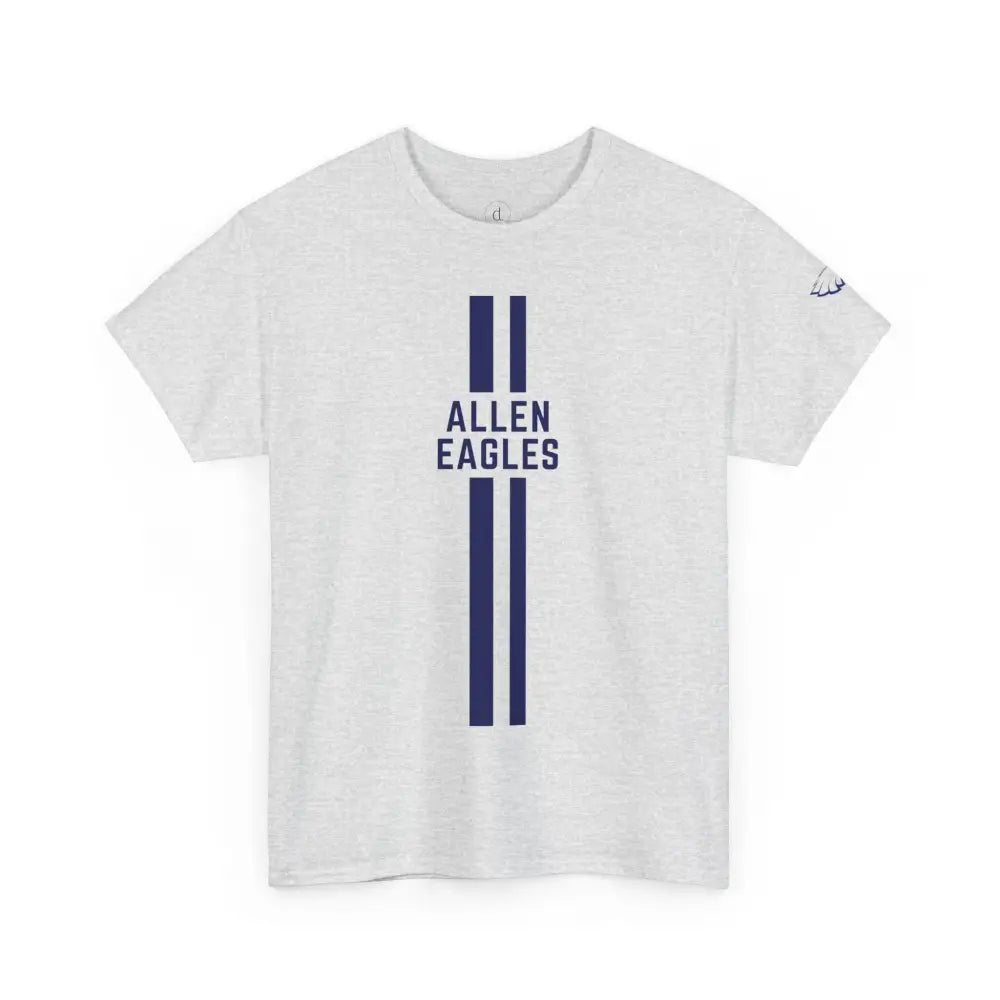 Allen Eagles Racing Stripe Tee - Ash / S - T-Shirt