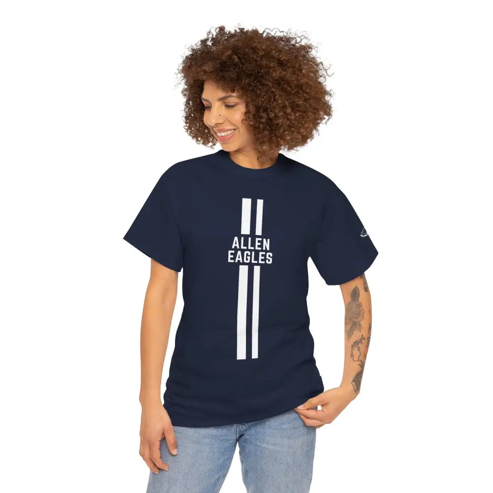 Allen Eagles Racing Stripe Tee - T-Shirt