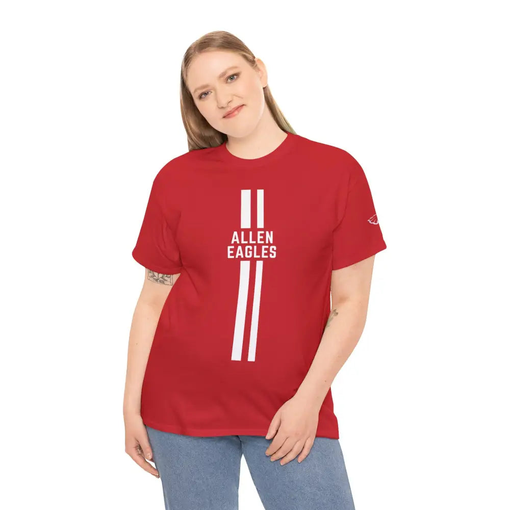 Allen Eagles Racing Stripe Tee - T-Shirt