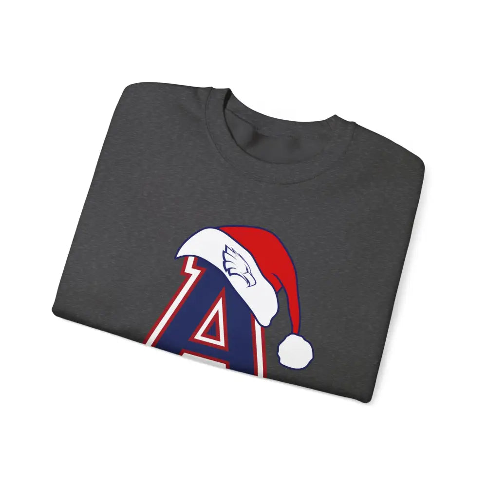 Allen Eagles Santa Hat Crewneck Sweatshirt - Sweatshirt