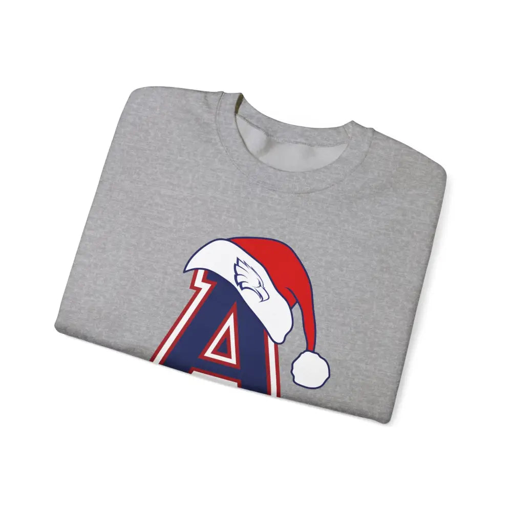 Allen Eagles Santa Hat Crewneck Sweatshirt - Sweatshirt