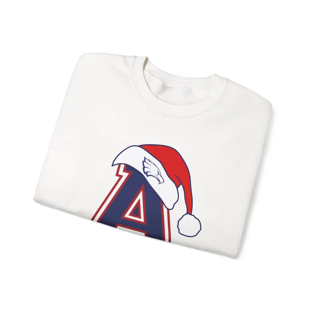 Allen Eagles Santa Hat Crewneck Sweatshirt - Sweatshirt