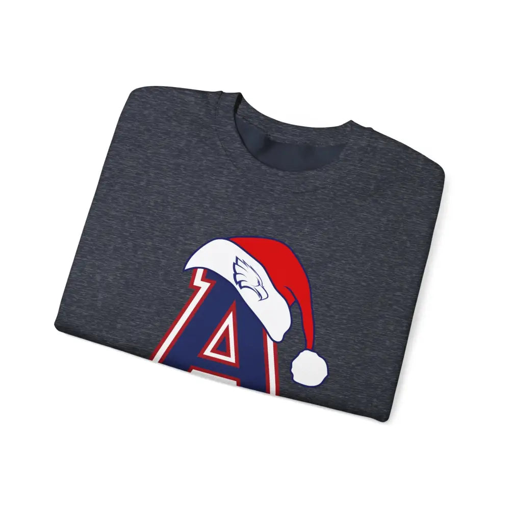 Allen Eagles Santa Hat Crewneck Sweatshirt - Sweatshirt