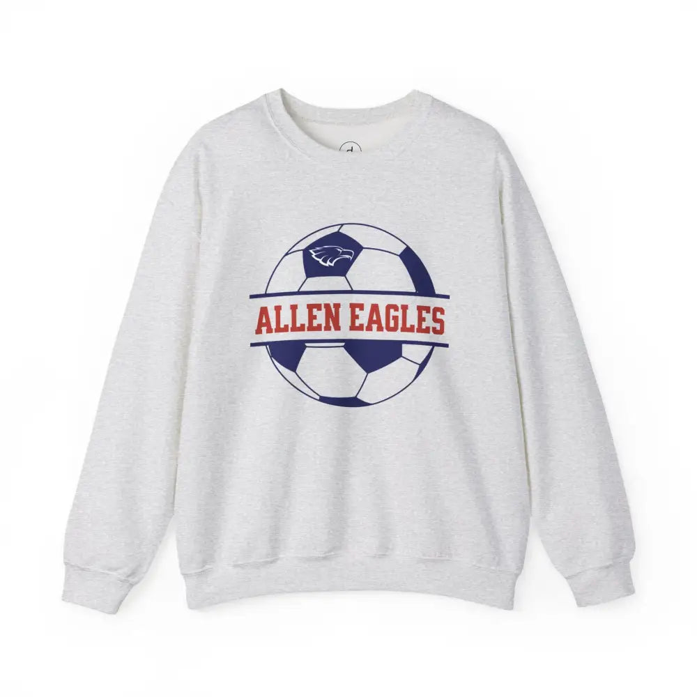 Allen Eagles Soccer Ball Crewneck Sweatshirt - Ash / S - Sweatshirt