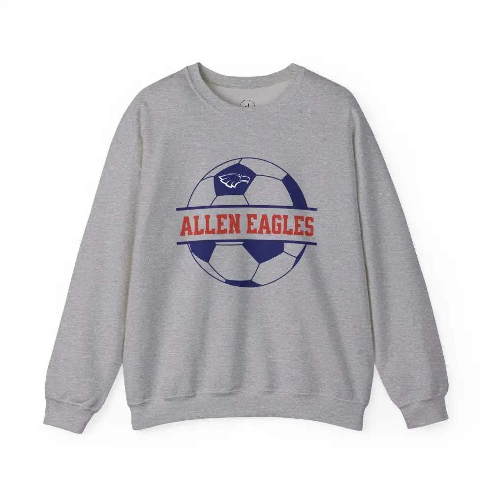 Allen Eagles Soccer Ball Crewneck Sweatshirt - Sport Grey / S - Sweatshirt