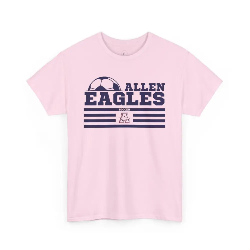 Allen Eagles Soccer Tee - Light Pink / S - T-Shirt