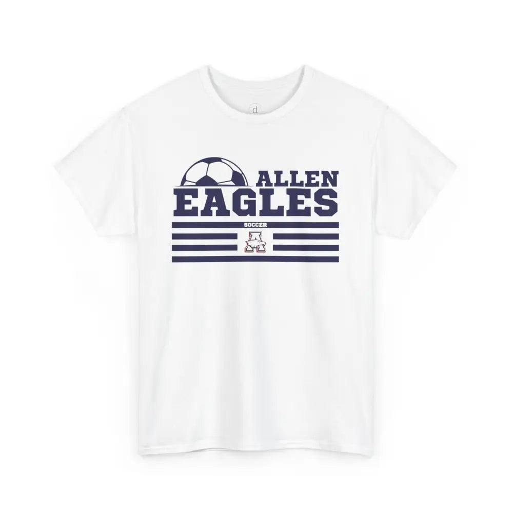 Allen Eagles Soccer Tee - White / S - T-Shirt