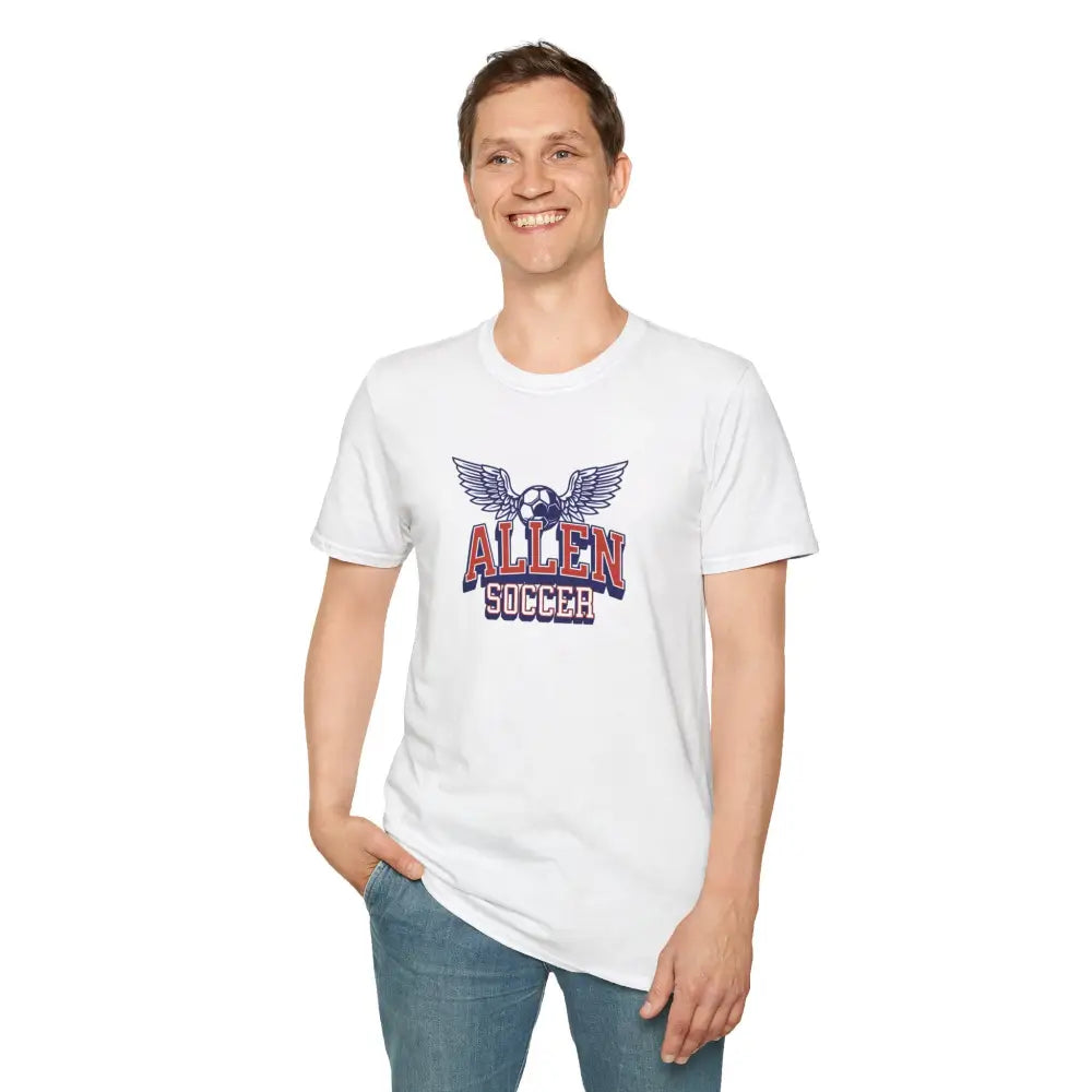 Allen Eagles Soccer Wings T-Shirt - T-Shirt