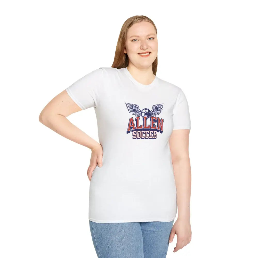 Allen Eagles Soccer Wings T-Shirt - T-Shirt