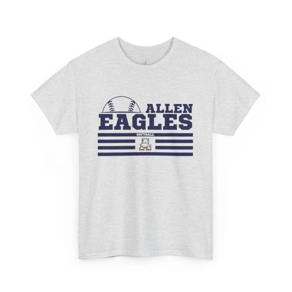 Allen Eagles Softball Tee - Ash / S - T-Shirt