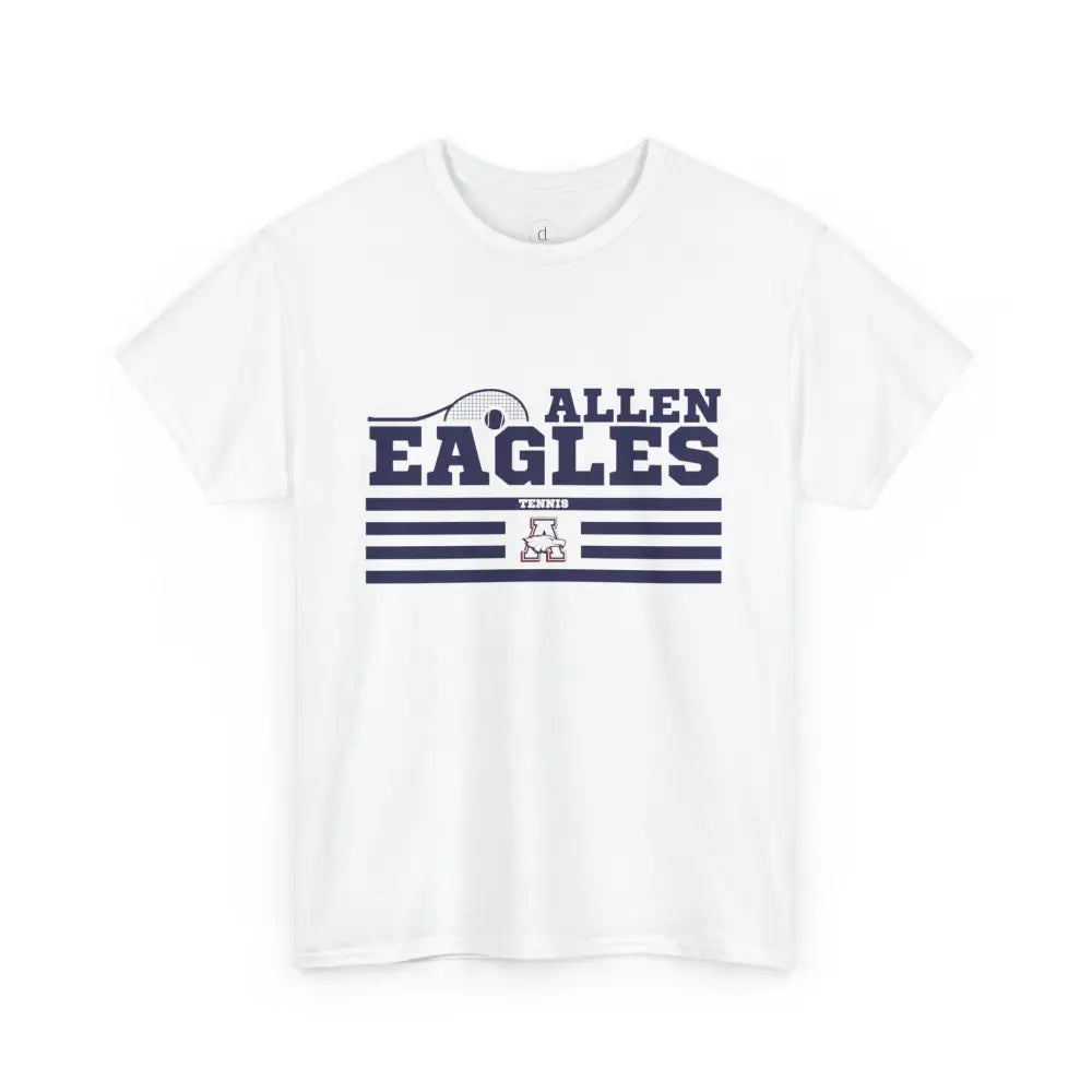 Allen Eagles Tennis Tee - White / S - T-Shirt