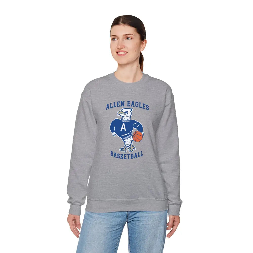 Allen Eagles Tuffy Basketball Crewneck Sweatshirt - Sweatshirt