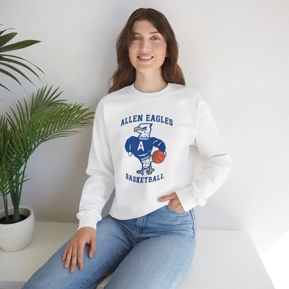Allen Eagles Tuffy Basketball Crewneck Sweatshirt - Sweatshirt
