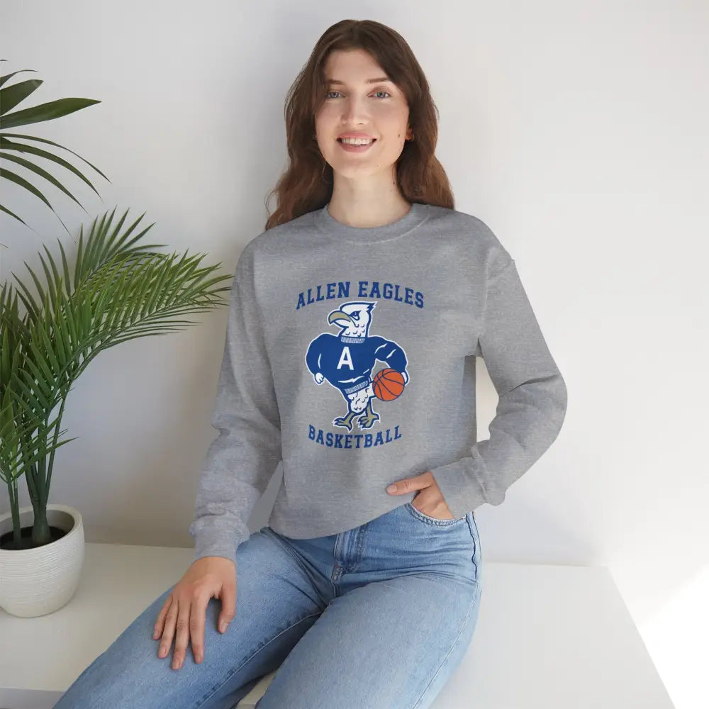 Allen Eagles Tuffy Basketball Crewneck Sweatshirt - Sweatshirt