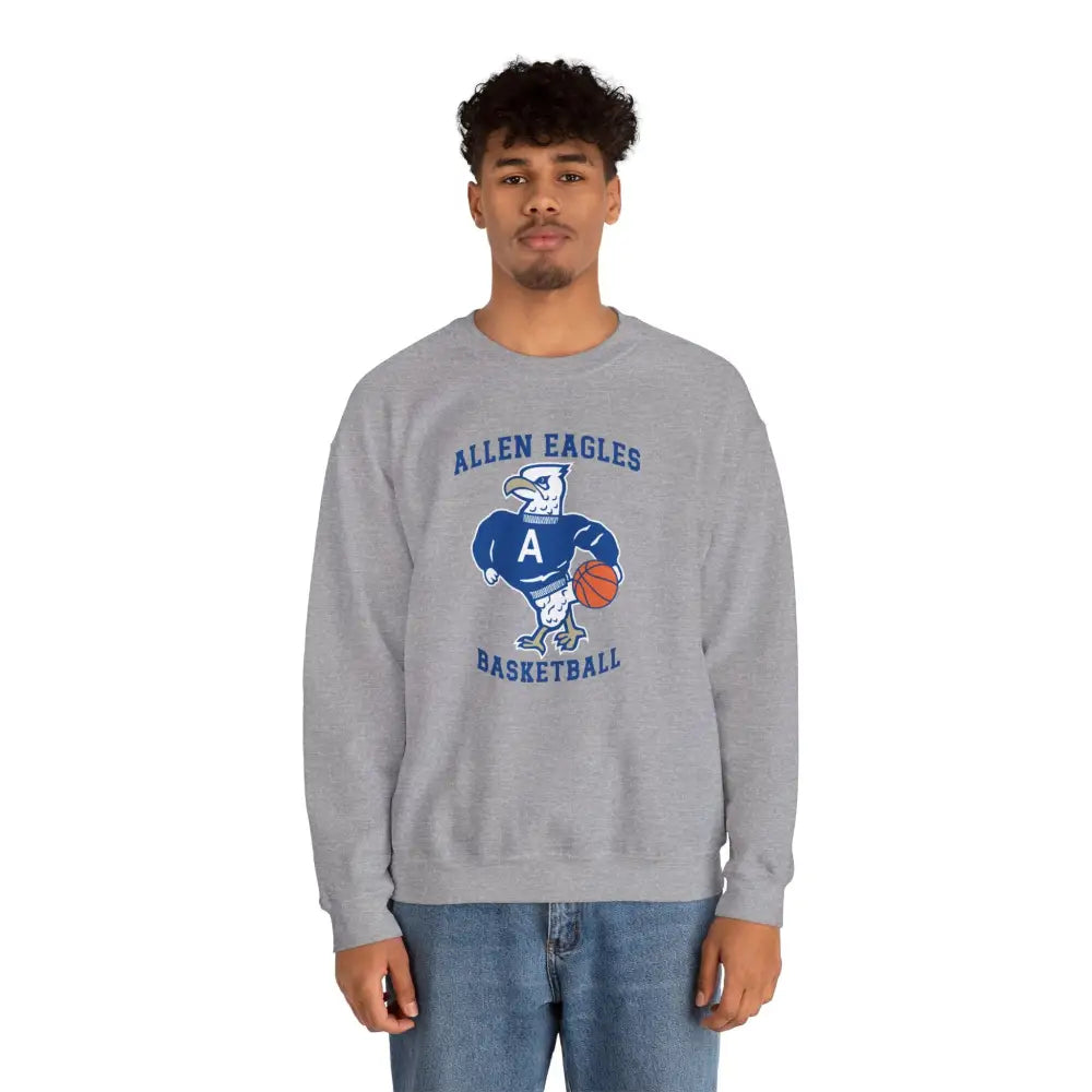Allen Eagles Tuffy Basketball Crewneck Sweatshirt - Sweatshirt