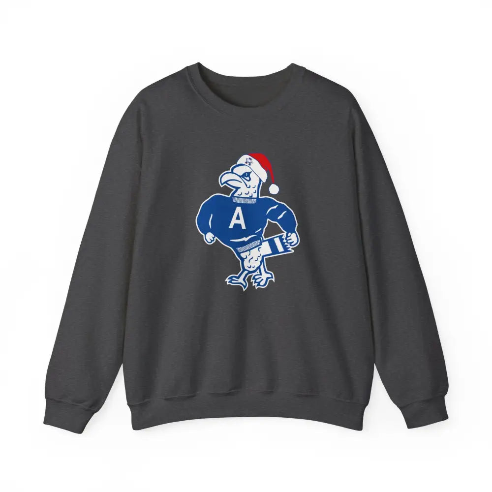Allen Eagles Tuffy Christmas Crewneck Sweatshirt - Dark Heather / S - Sweatshirt